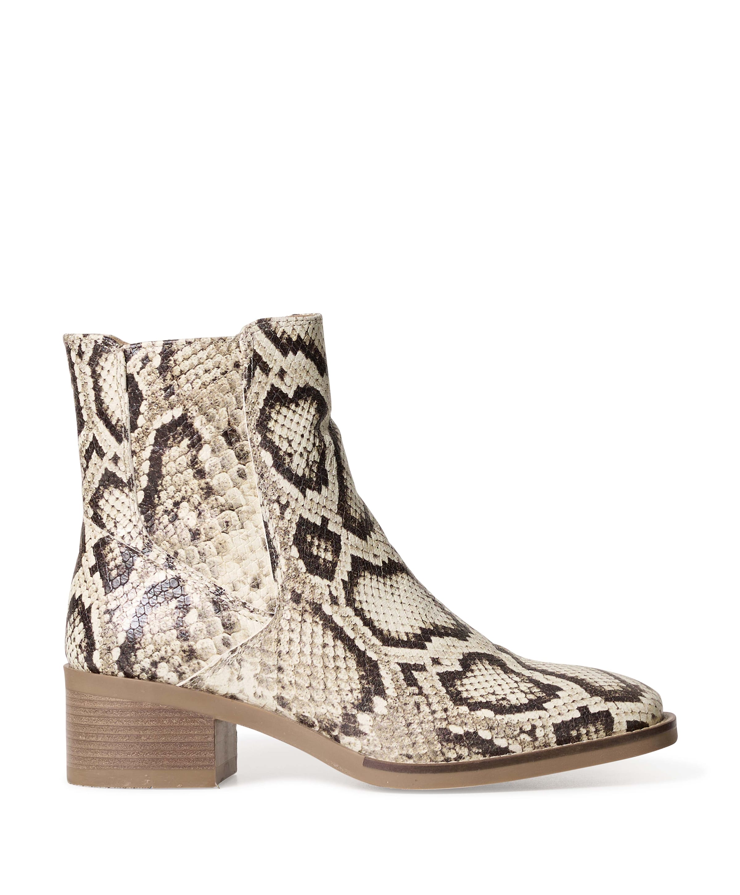 dames enkellaarzen beige