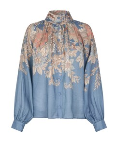 Blouse blauw