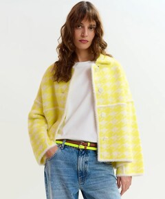 Dames jas geel