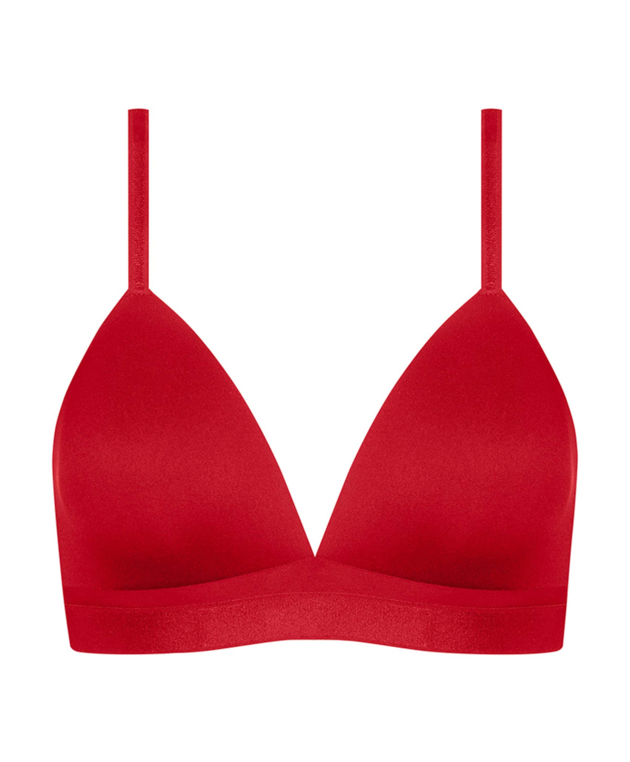 Dames bralette rood