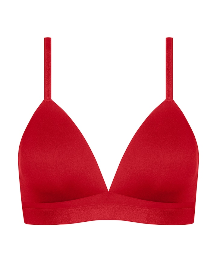 Dames bralette rood