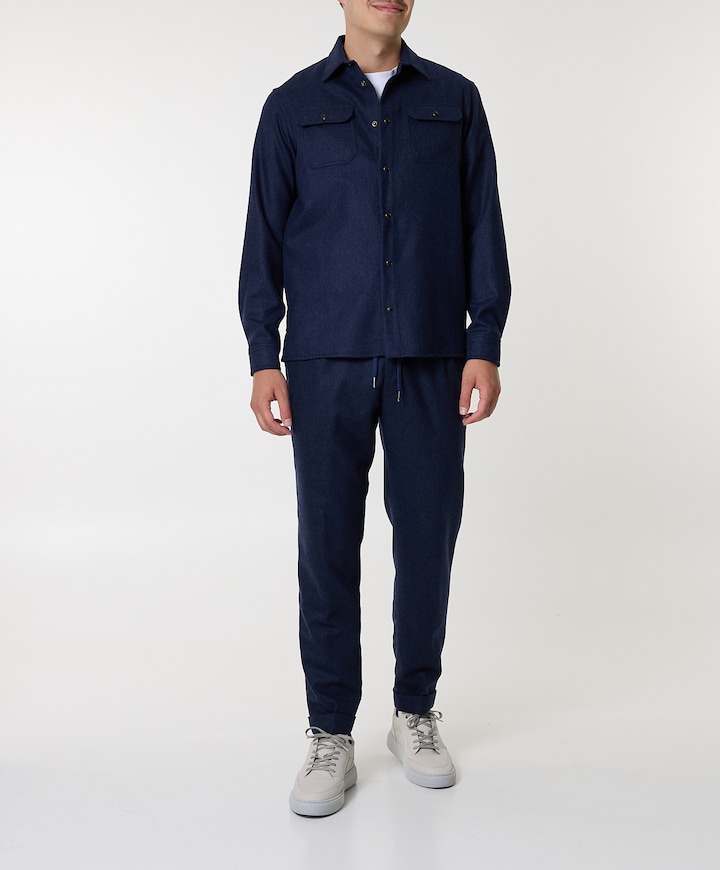 Overshirt blauw