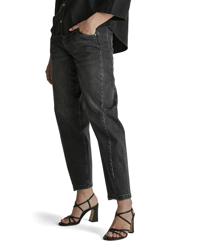 Coco (Barrel) - D20 dames jeans zwart
