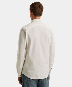 Heren overhemd lange mouw ecru
