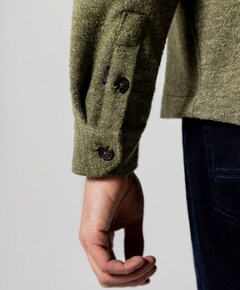 Heren overshirt groen