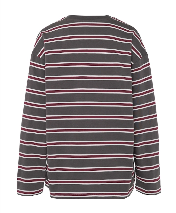 Dames longsleeve grijs