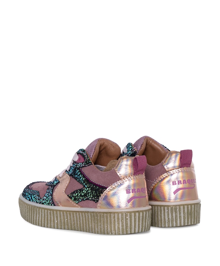 Pleun Paris meisjes sneakers roze