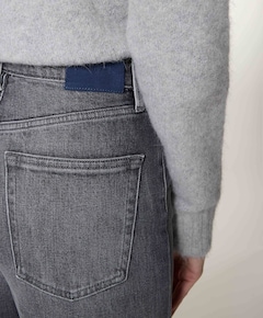 MIKU C STRATUS dames jeans grijs