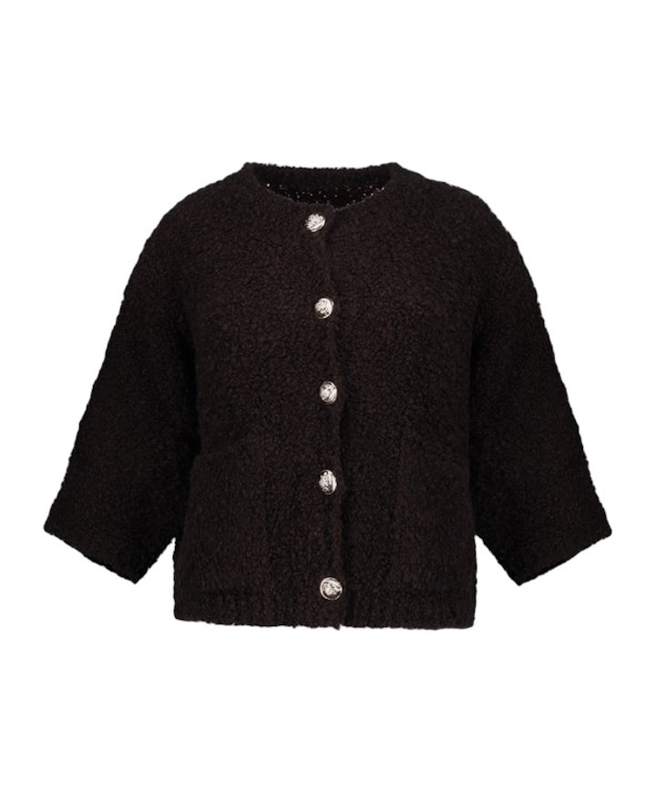 Dames vest bruin