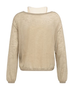 Dames sweater beige