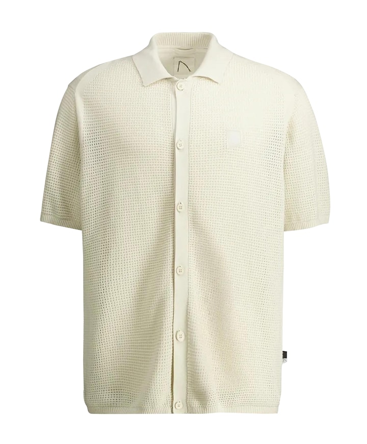 Heren overshirt ecru