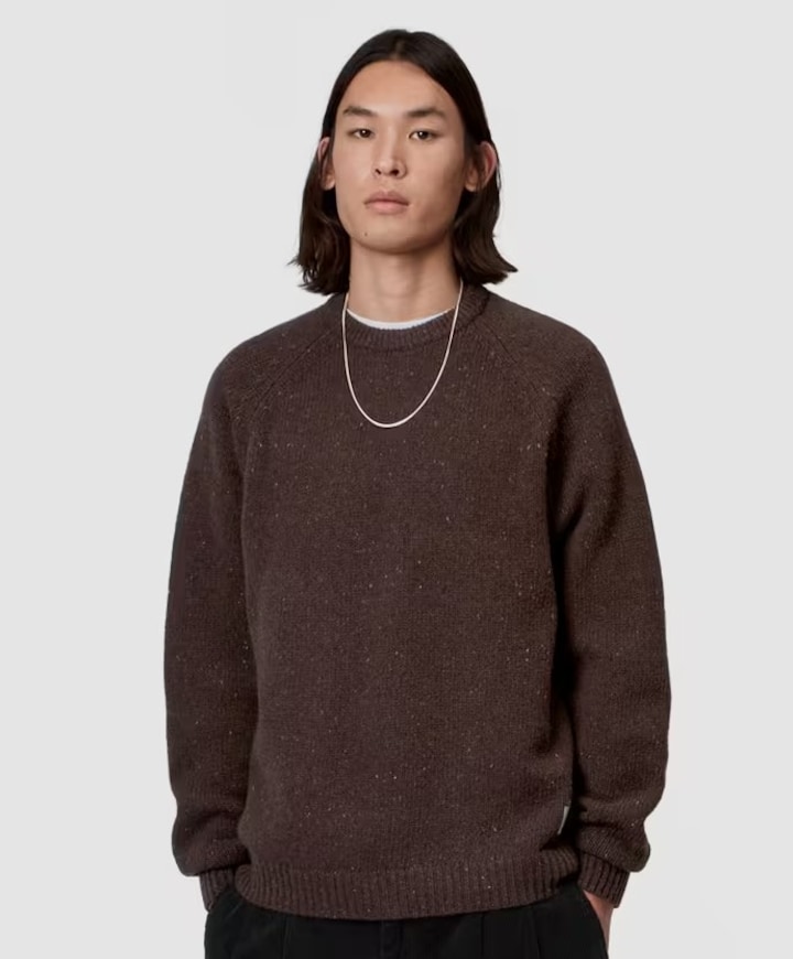 Heren sweater bruin