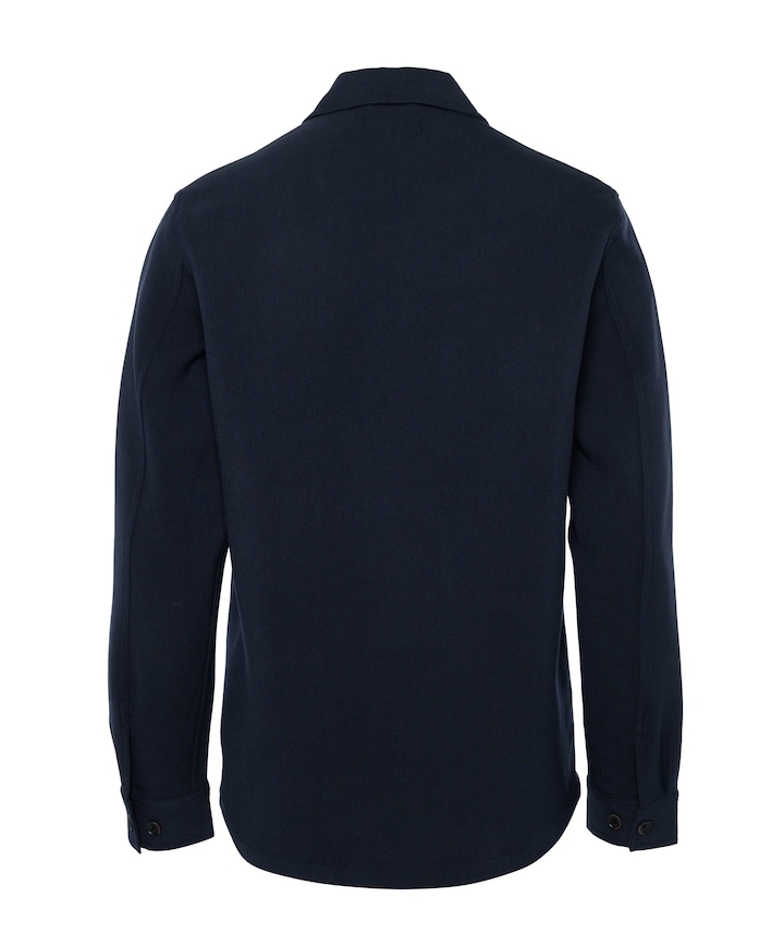 Heren overshirt blauw