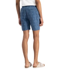 ALKYONI EMBROIDERED korte broek blauw