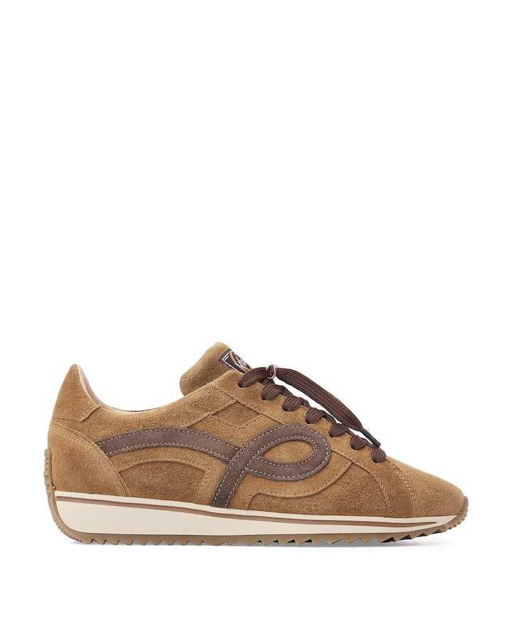 Mikki Eve dames sneakers bruin