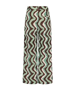 Marilon zigzag dames broek groen
