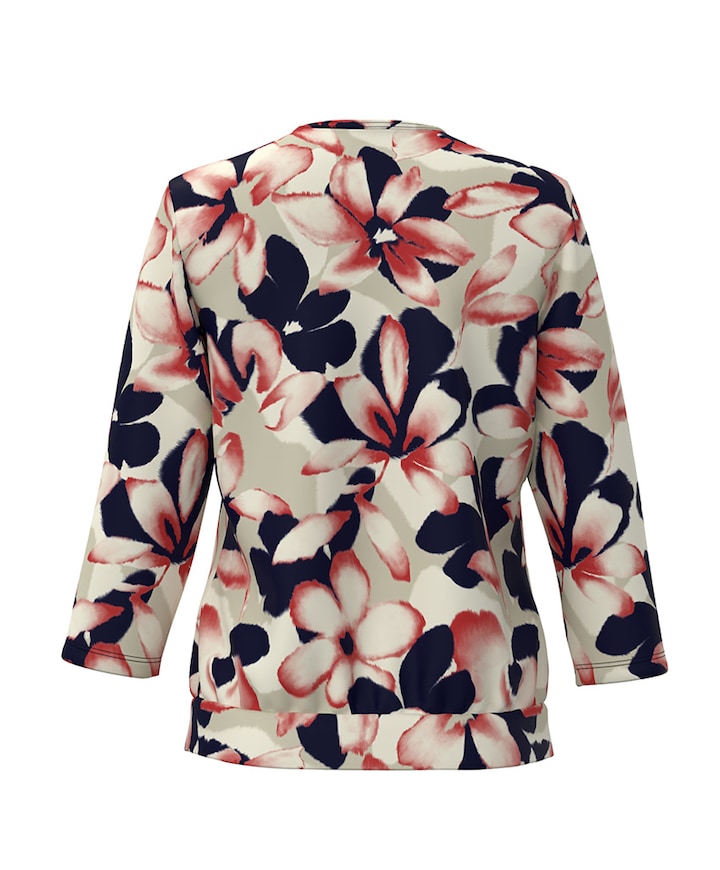 Dames longsleeve rood