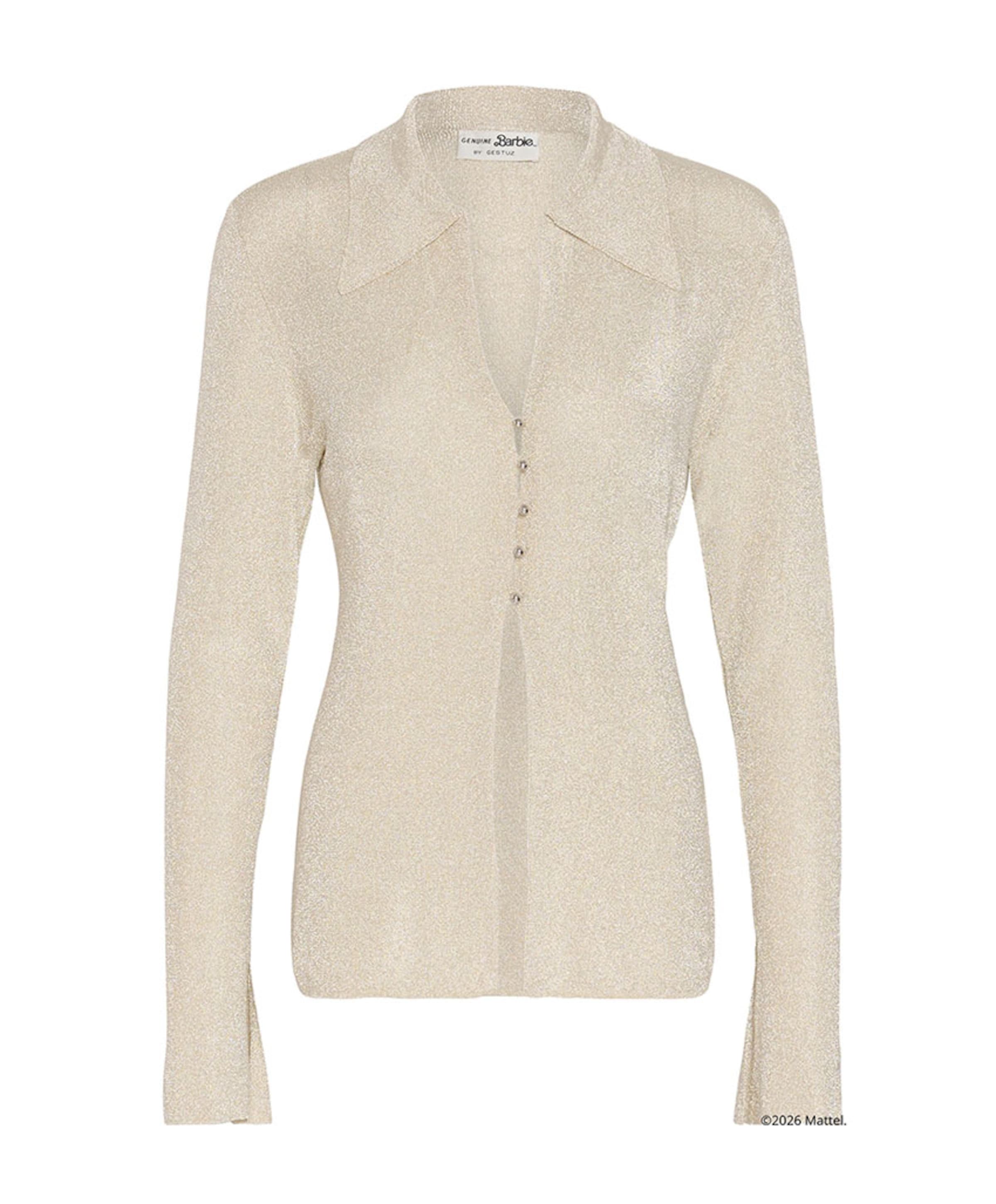 Dames blouse beige