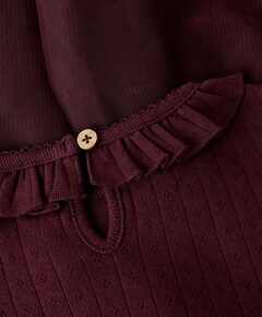 Meisjes jurk bordeaux