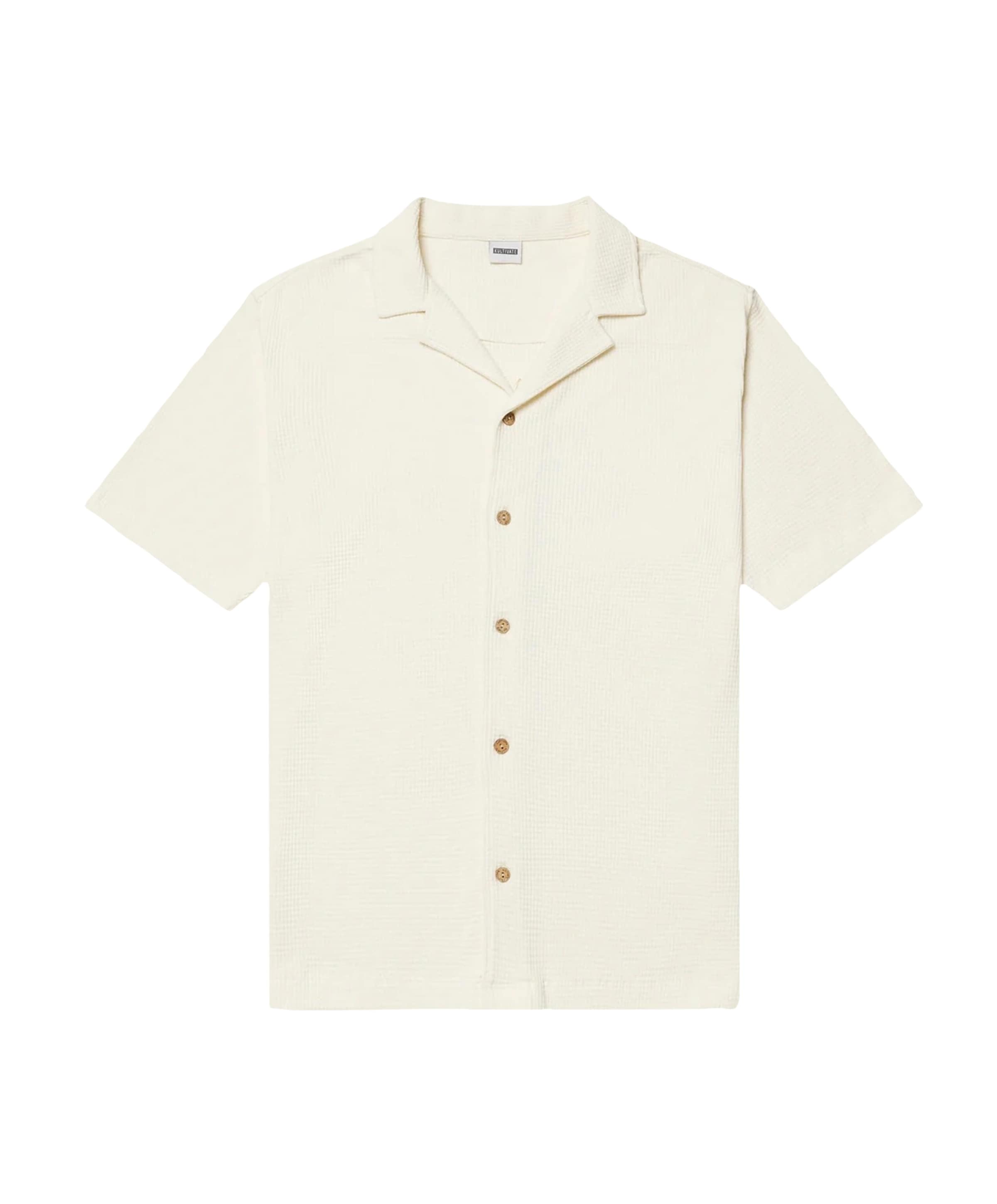 Heren overshirt ecru