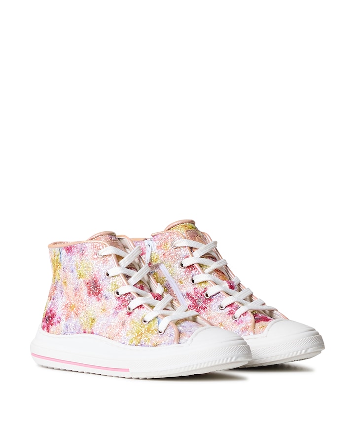 meisjes veterschoenen multicolor