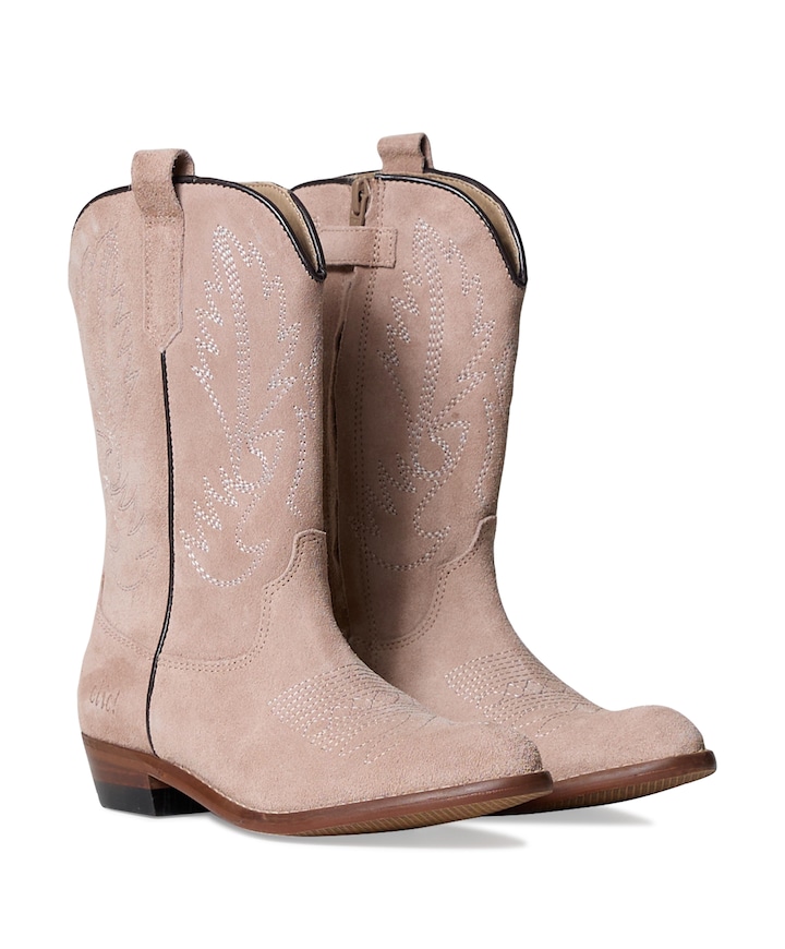 Country cuero meisjes laarzen roze