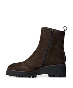 Cassandra dames enkellaarzen bruin