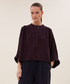 Dames blouse bordeaux