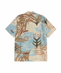 Heren overhemd korte mouw multicolor