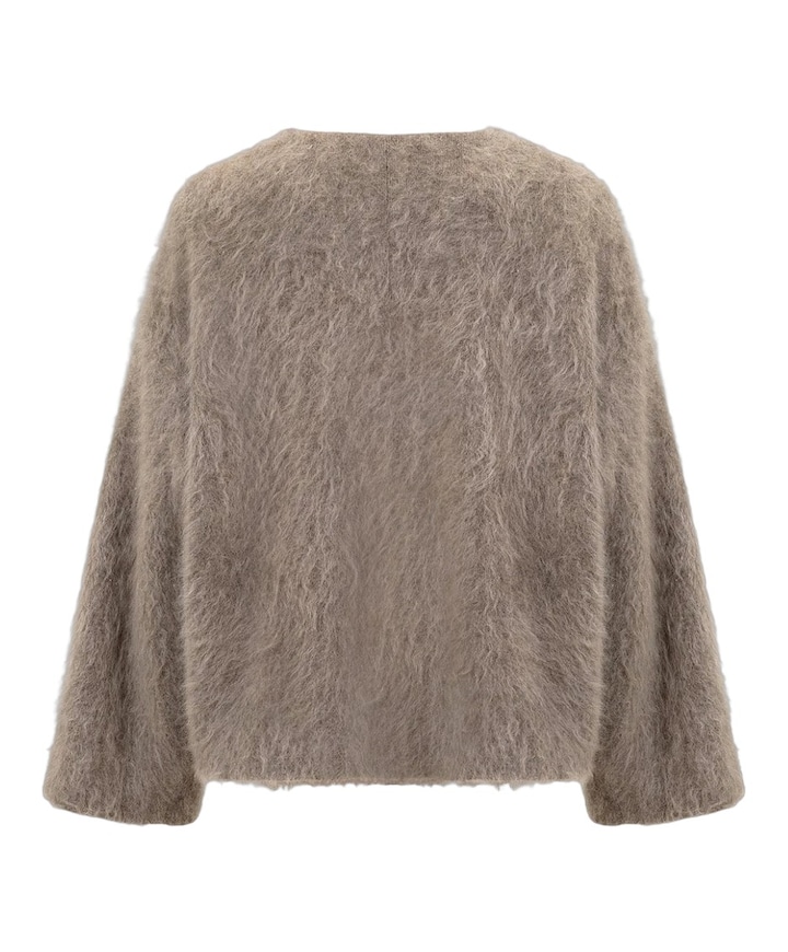 Dames vest grijs