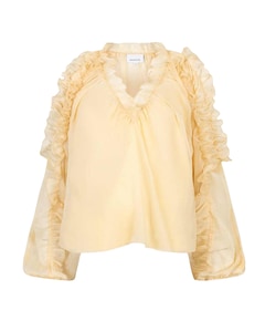 Dames blouse geel