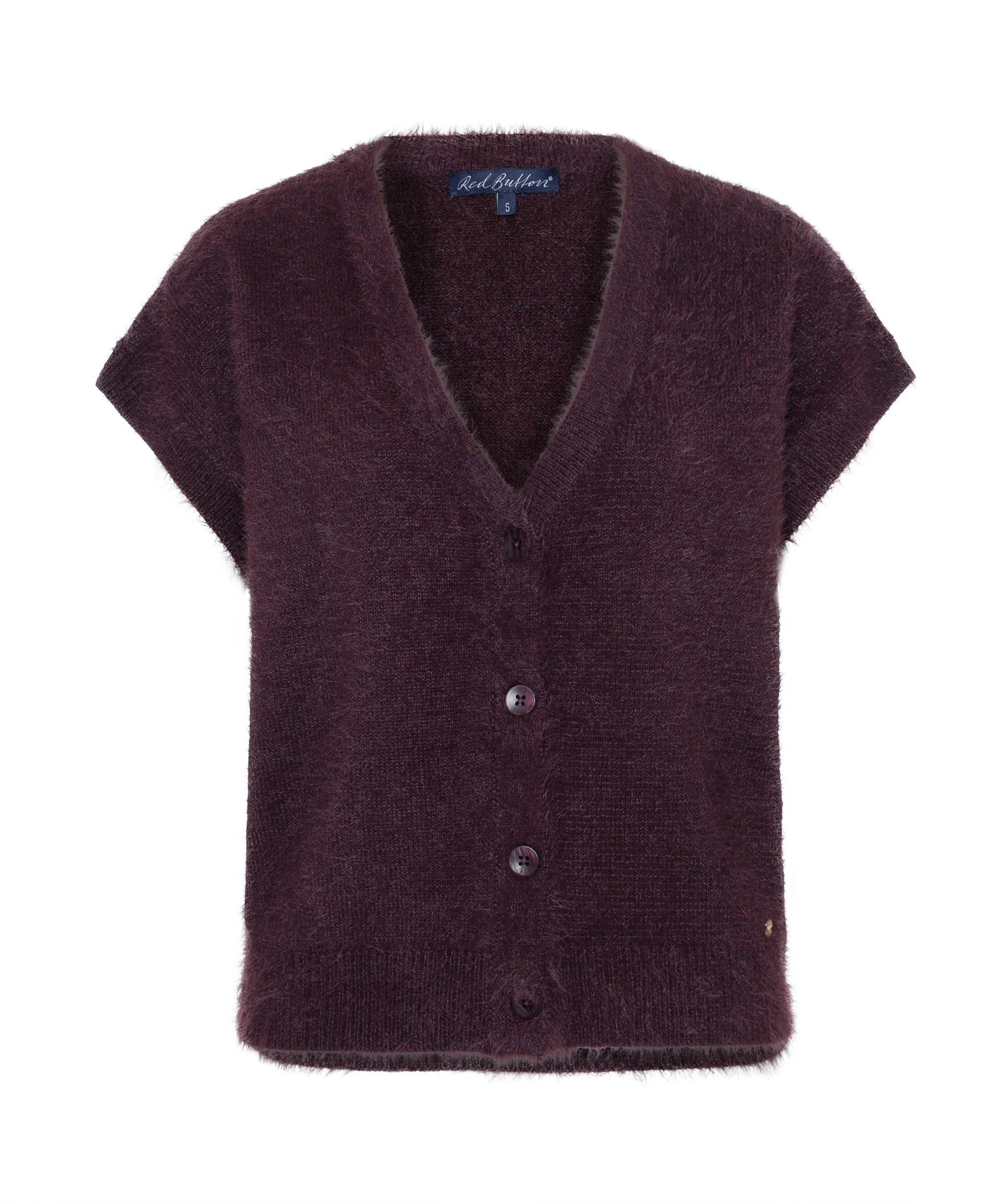 Dames gilet bordeaux