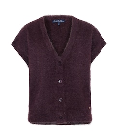 Dames gilet bordeaux