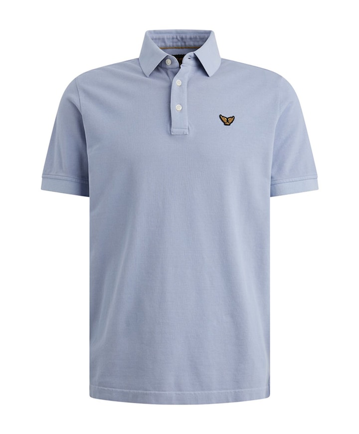 Heren polo blauw