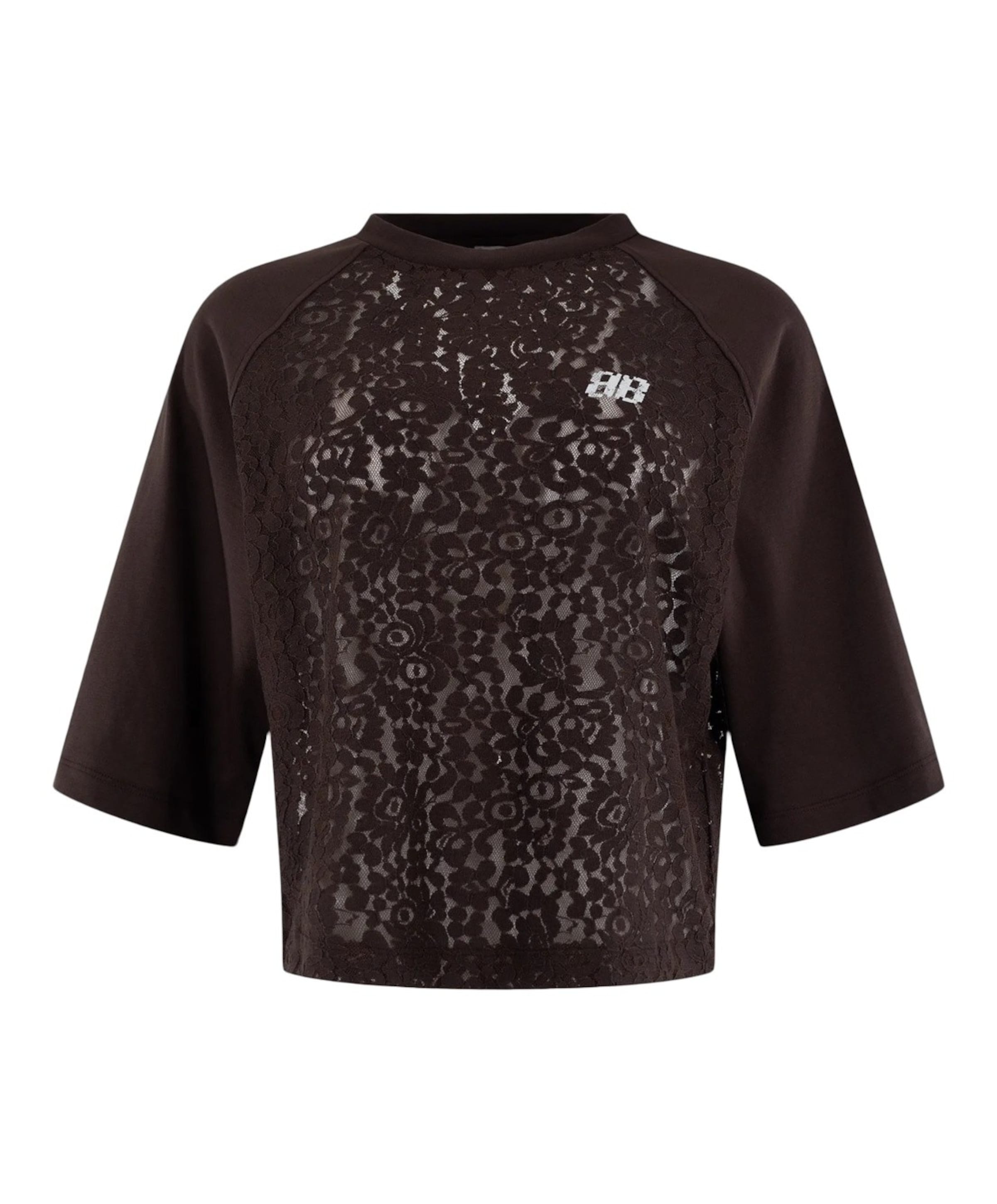 Dames T-shirt bruin