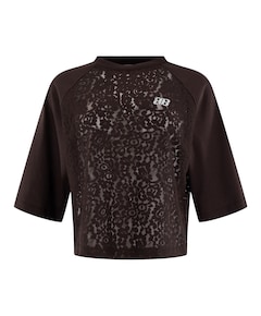 Dames T-shirt bruin