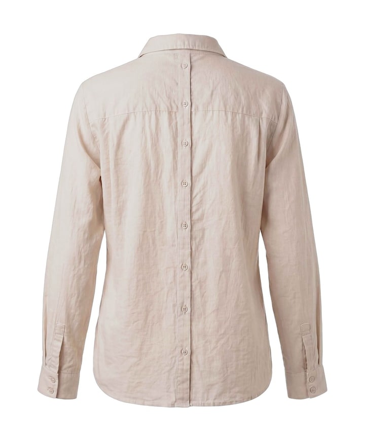 Dames blouse beige