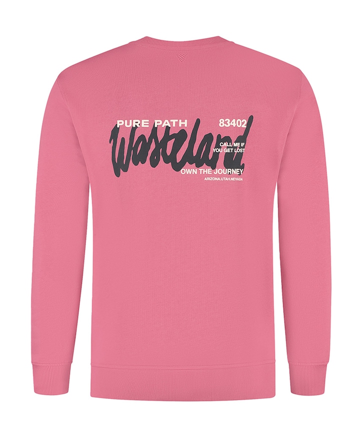 Heren sweater roze