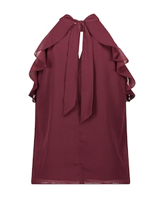 Dames top bordeaux