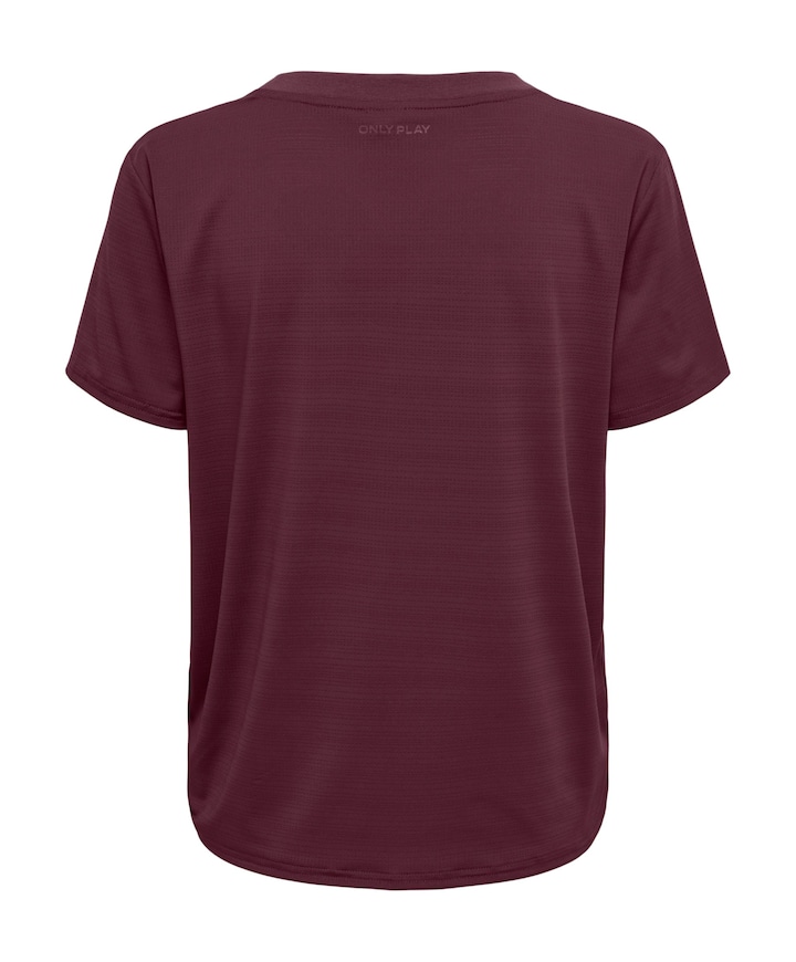 Dames t-shirt bordeaux