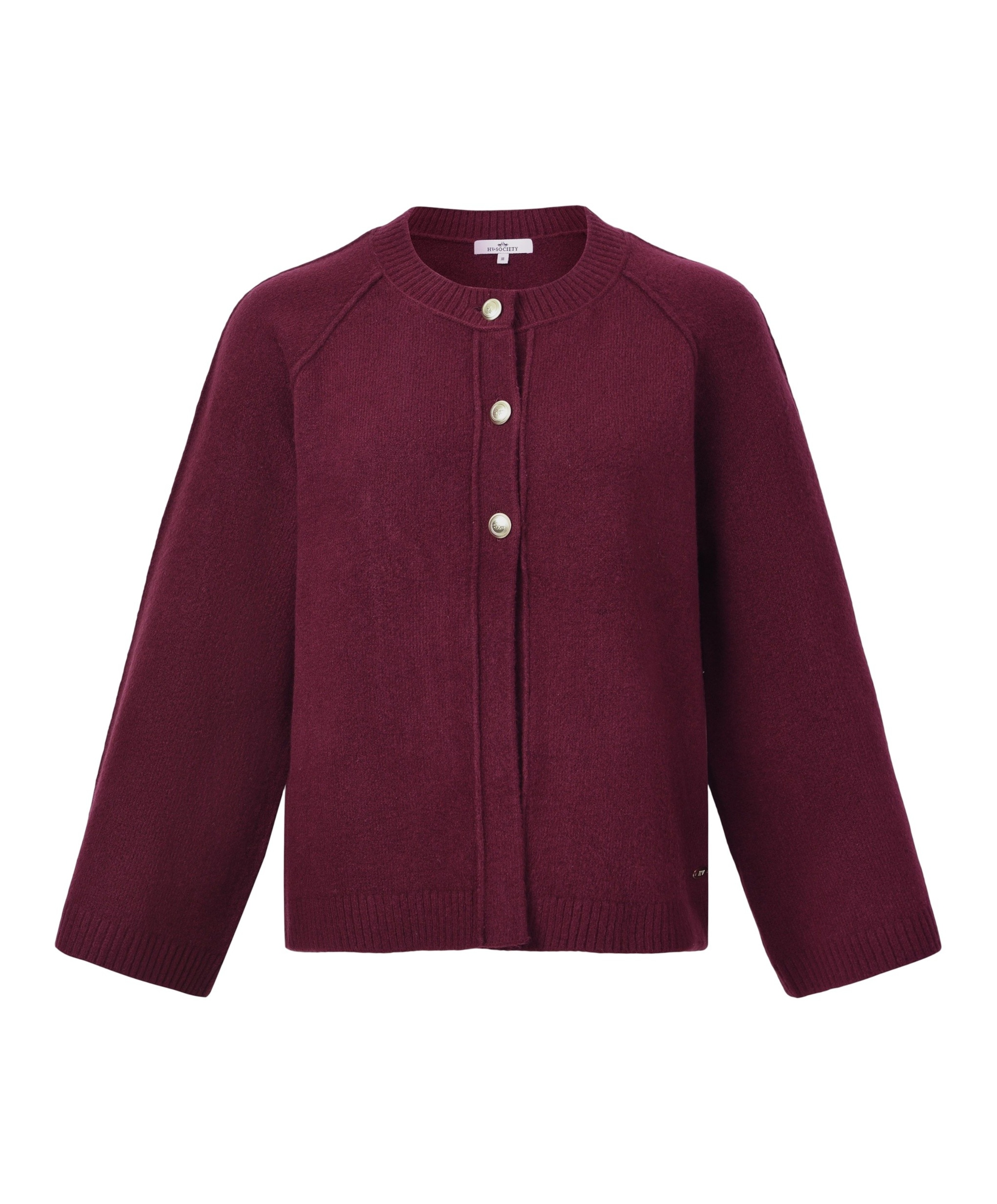 Dames vest bordeaux