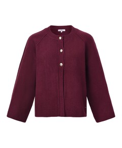 Dames vest bordeaux