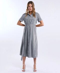 Dames jurk grijs