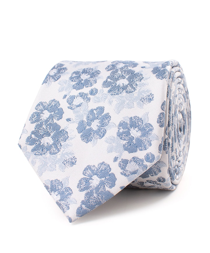 Heren stropdas blauw