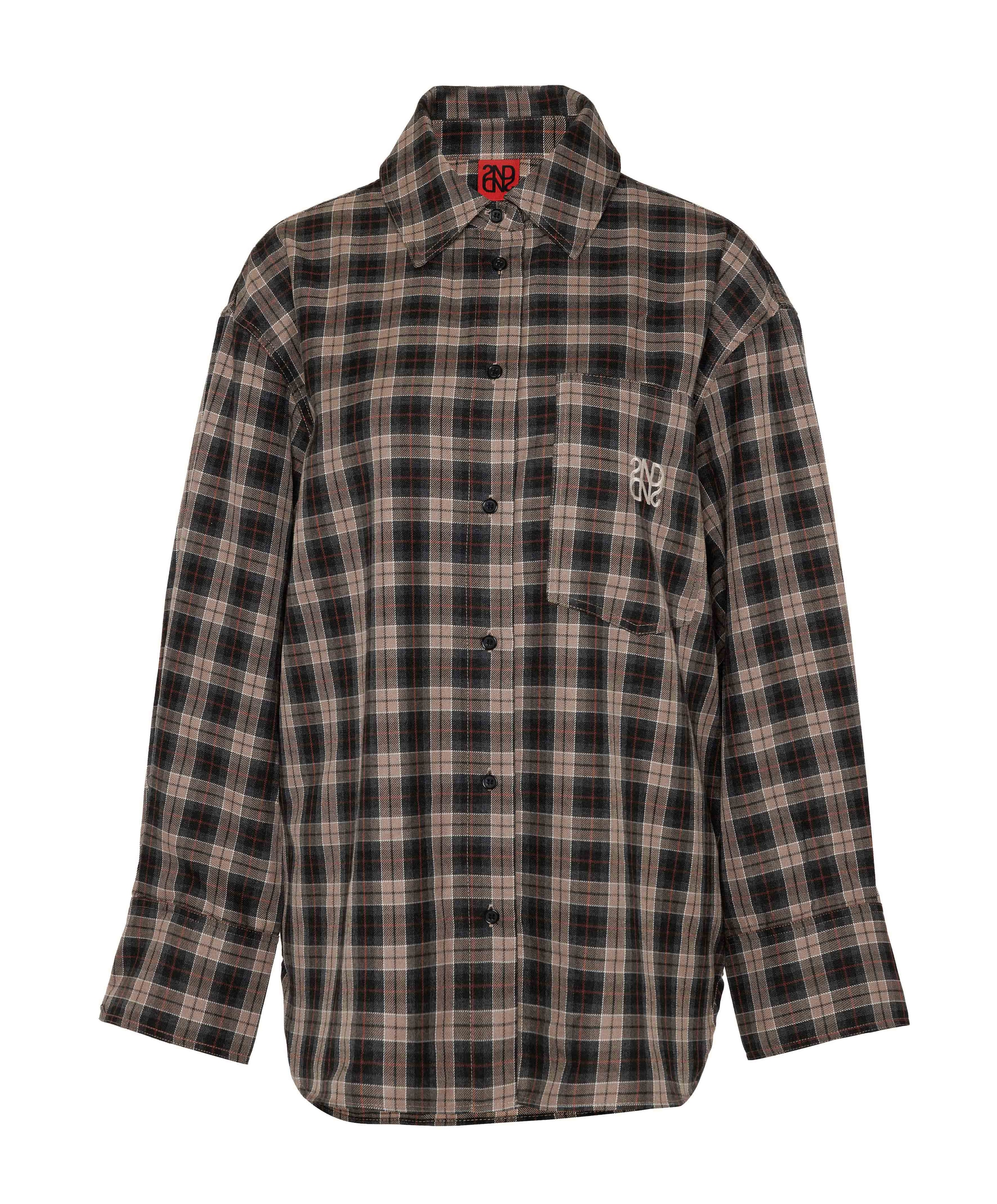 Dames blouse bruin