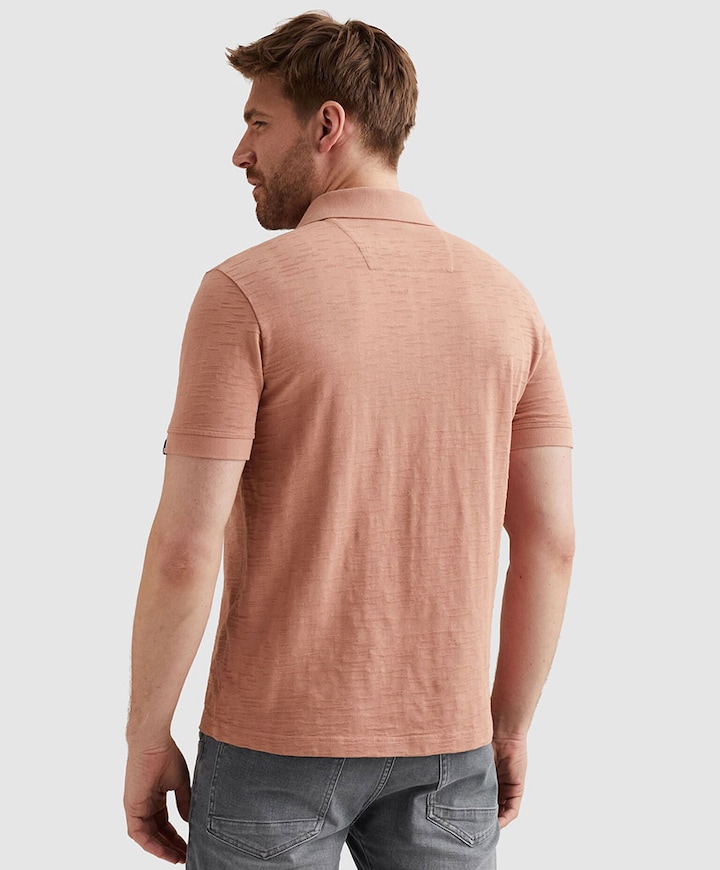 Heren polo roze