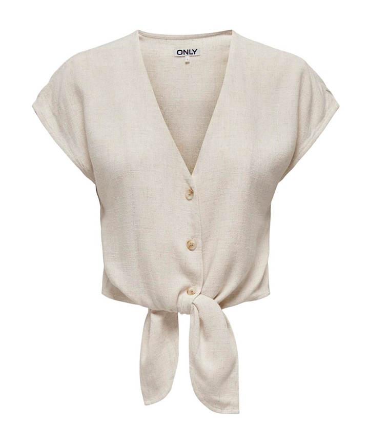 Dames top beige