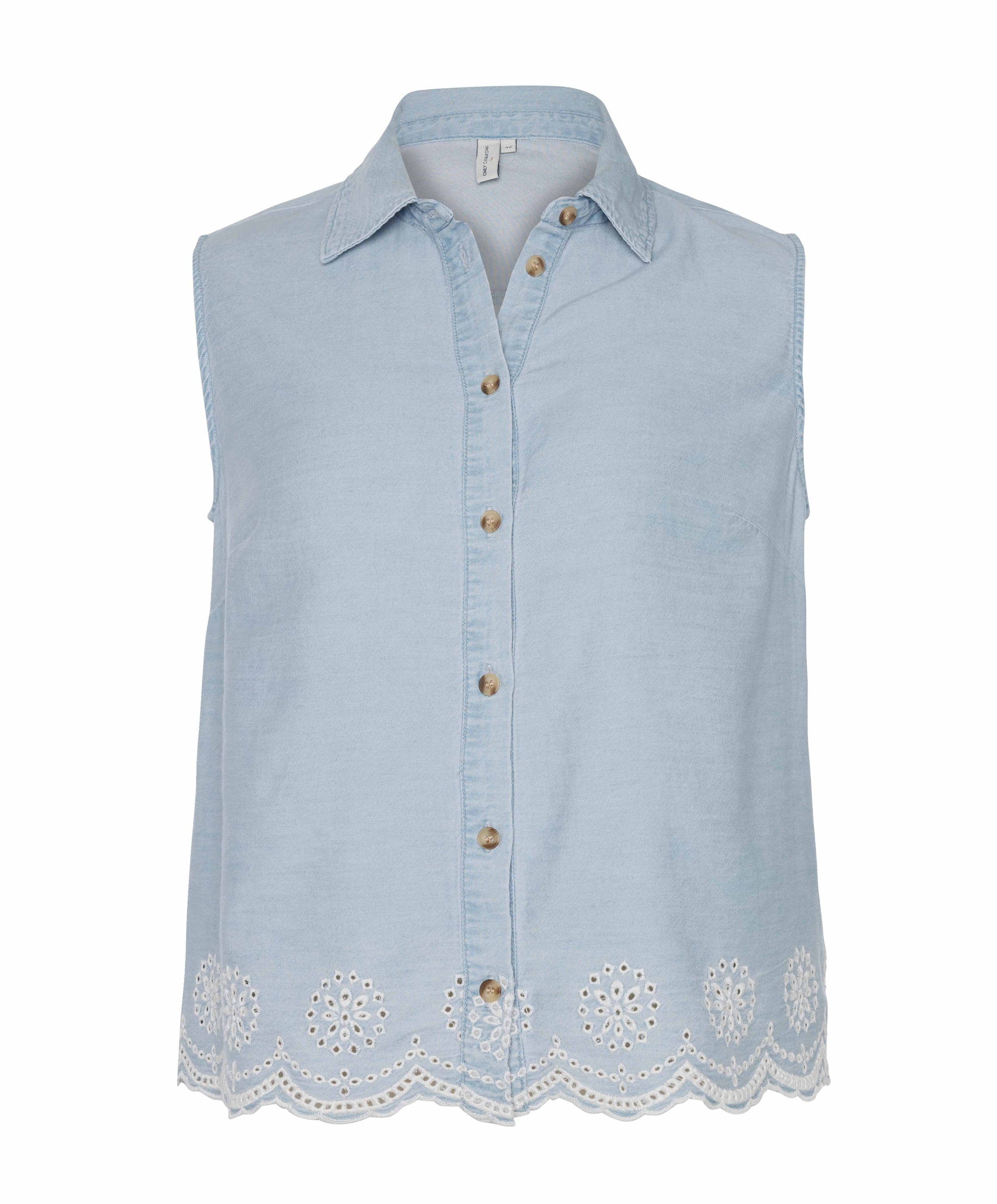 Dames blouse blauw