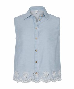 Dames blouse blauw