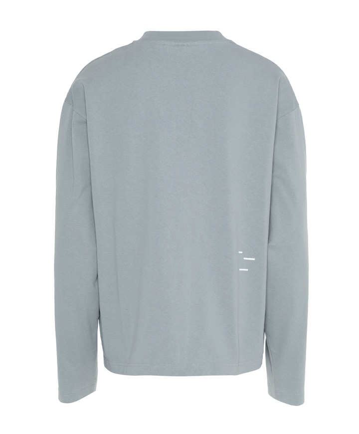 Heren longsleeve grijs
